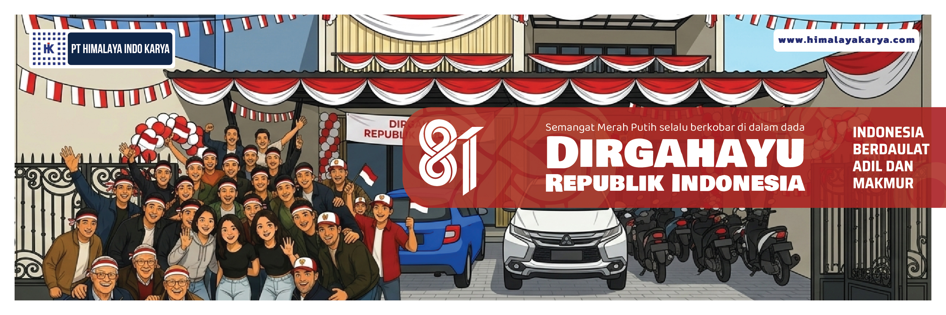 Selamat Hari Kemerdekaan Indonesia 17 Agustus 2025